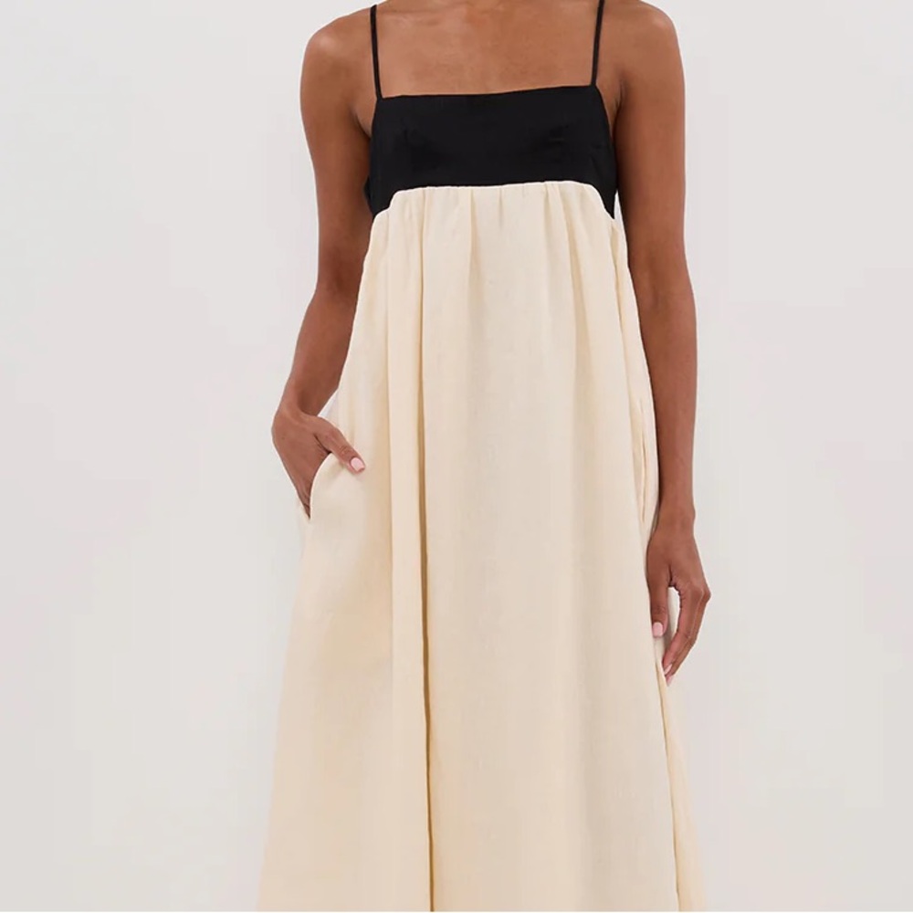 House of Harlow 1960 - linen/cotton summer midi dress